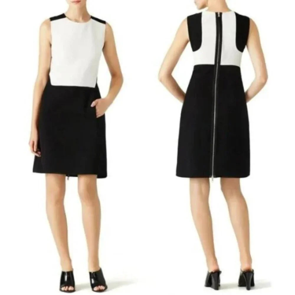 Kaufman Franco Colorblock Sleeveless Sheath Dress 30749